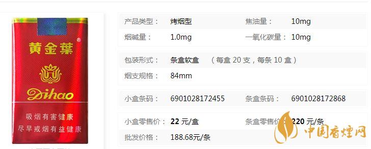 黃金葉一代天驕多少錢一盒？黃金葉一代天驕價格一覽